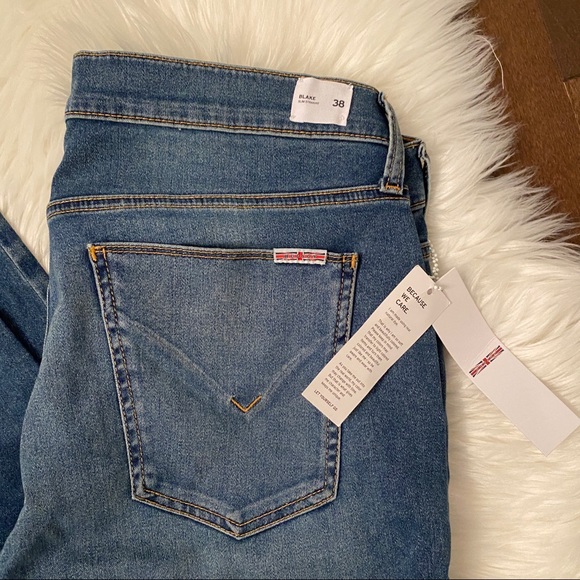 NWT- HUDSON BLAKE SLIM STRAIGHT DENIM JEANS - MEN'S SIZE US 38 - Picture 2 of 6